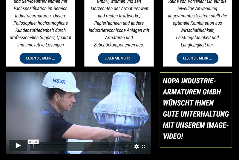 NOPA Industries Video Website KORA Media